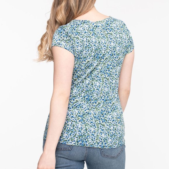 Ricki's V-Neck Ruched Front Top - Picture 2 of 3